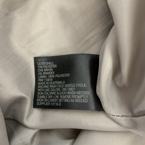 Worthington‎ Pencil Skirt 12 Tan Straight Career Office Workwear Minimal - Picture 4 of 4